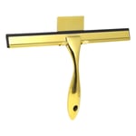 Brass Stainless Steel Bathroom Shower Glass Cleaner Window Squeegee Wipe Hook