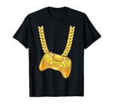 Gamer Controller Necklace Bling Bling Video Game Console T-Shirt