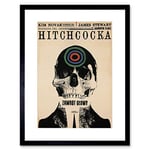 Wee Blue Coo Advert Cultural Movie Film Hitchcock Vertigo Poland Framed Wall Art Print