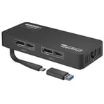 Plugable Technologies 4K DisplayPort and HDMI Dual Monitor Adapter for