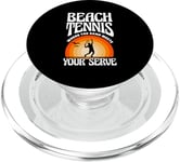 Beach Tennis Where The Sand Meets Your Serve PopSockets PopGrip for MagSafe