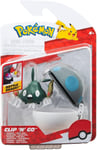 Pokmon Clip N Go Trubbish and Heavy Ball Includes 2-Inch Battle Figure and He