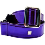 Get'm Get'm Mirror Reflective Purple 2” Guitar Strap