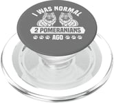 J'étais normal il y a 2 Poméraniens PopSockets PopGrip pour MagSafe