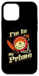 Coque pour iPhone 12 mini Horloge rétro amusante avec inscription « I Am Not Old I'm In My Prime »