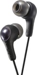 JVC HAFX7B Gumy Plus Headphones - Olive Black HAFX7