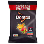 Walkers Doritos Variety Tortilla Mix Multipack Flavours Crisps Pack of 5 x 180g