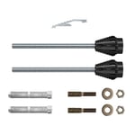 Fischer Thermax M12 M10 Klima Kit de 2 chevilles pour fixation de climatisation sur manteau isolant, avec barres de fixation M10 inox, 569178