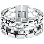 Bijoux Karl Lagerfeld  Bracelet en acier et cristal