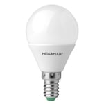 MEGAMAN LED-lamppu E14 pisara 3,5W, lämmin valkoinen