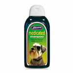 Johnsons Medicated Anti Dandruff Bacterial Shampoo For Dog Dry Flaky Skin Coat