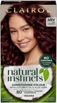 CLAIROL NATURAL INSTINCTS HAIR COLOR DYE NO AMMONIA 4RV DARK BURGUNDY