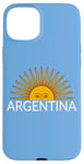 Coque pour iPhone 15 Plus Drapeau de l'Argentine - Soleil de l'Argentine - Maillot de sport