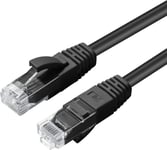 MicroConnect CAT6 UTP netværk kabel, 5m, sort