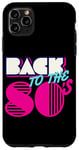 Coque pour iPhone 11 Pro Max Cool Back to 80's, vintage rétro 80's Outfit Graphic Design