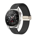 MUENShop 20mm Watch Strap Silicone Magnetic Compatible with Samsung Galaxy Watch 7 40mm 44mm Galaxy Watch 5 41mm/Galaxy watch active 2 40mm/44mm/43mm/47mm,Huawei Watch GT 2/3 42mm