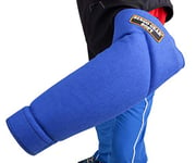 Dingo Gear Manchette de Morsure en Nylcot Midi Souple avec Poignée et Prise, Protection de Morsure pour IGP, K9, Sports Canins, Dressage de Chiens Adultes, Bleu, Niveau 3 - Avancé (S01966)