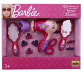 Barbie Hair Dressing Set with Hair Dryer Accessories Kit Mirror Brush Style