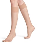 FALKE Women's Pure Matt 20 DEN W KH Sheer Plain 1 Pair Knee-High Socks, Skin colour (Cocoon 4859) new - eco-friendly, 5.5-8