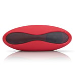 Mini Rugby modele haut-parleur Bluetooth sans fil nouveau son haut-parleur lecteur de musique colonne systeme acoustique barre de son YYK Vitog, rouge