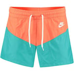 Nike Women W Nsw HRTG Short Wvn Shorts - Cabana/Turf Orange/White, Medium