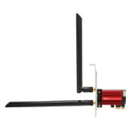 PCIE-verkkokortti 2.4G 5G Dual Band Bluetooth 4.2 1200Mbps WiFi-verkkokorttimoduuli Windows 7:lle 8 10 11