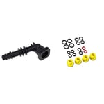 Karcher K4 K Series Tuyau de Sortie coudé pour Pompe de Nettoyeur Haute Pression 9.013-355.0 & Kit de joints toriques de rechange accessoire pour nettoyeurs haute pression