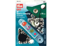 Prym Sport&Camping Trykknapper Sølv 390201