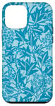 Coque pour iPhone 12 mini Étui bleu Coquette Fleurs Vintage Fleurs