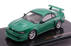 Ford MUSTANG Stv Cobra R 2000 Métallique Vert 1:43 Model Ixo Model