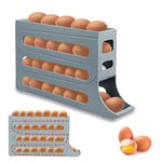 Rangement Oeuf Frigo, Distributeur D'oeufs à Roulement Automatique à 4 Niveaux, Rangement Oeuf Frigo, Boite Oeuf Frigo, Distributeur D'oeufs Pour Le Réfrigérateur Et Le Comptoir Organisateur