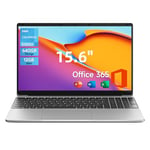 jumper Laptop, 15.6 inch Full HD Display Laptop, 5305U Processor, 12GB RAM 640GB (512G SSD+128G eMMc), 5000mAh Battery, Office 365 1-Year Subscription, Mini HDMI,WiFi 5G, Keyboard Film UK.