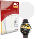 atFoliX 3x Screen Protection Film for Asus VivoWatch 5 HC-B05 matt&shockproof