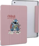 Stitch ? Coque De Protection Antichoc Pour Ipad 2020, Veille/Réveil Automatique, Réglage De L'angle, Mignon, Personnage Transparent, 10.2