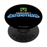 Minecraft Legends Creeper Head Official Game Logo PopSockets Swappable PopGrip