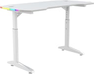 Piranha Base 120 RGB pelipöytä (valkoinen)