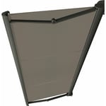 Store banne coffre integral motorise ral anthracite 5 x 3,5 dickson® taupe