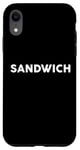 Coque pour iPhone XR T-shirt « Shirt That Says Sandwich » Simple City