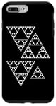 iPhone 7 Plus/8 Plus White Sierpinski Triangle Fractal Geometry Math Shapes Mania Case