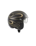 Premier Helmets Casque Ouvert Vintage,FR Gold Chromed BM,S