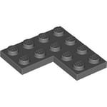 Corner Plate 2 x 4 x 4 (Dark Stone Gray)