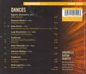 Aquarelle Guitar Quartet, Andy Scott, Astor Piazzolla, Biréli Lagrène, Catriona McKay, Eduardo Martín, Egberto Gismonti, Italian Traditional, Macedonian Traditional, Spanish Traditional  Dances  CD