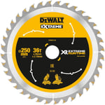 Dewalt DT99572-QZ Sågklinga 250 x 30 mm, 36T