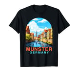 Munster Traveling Travel Vacation Souvenir Munster Germany T-Shirt