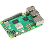 Raspberry Pi 5 model B 8 Gt - yhden piirilevyn tietokone