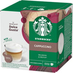 Starbucks Cappuccino Nescafe Dolce Gusto Pods, 70 PODS( 35 DRINKS) SOLD LOOSE