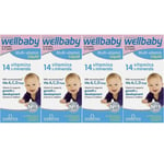 Vitabiotics Wellbaby Liquid Multi-Vitamin 150ml x 4