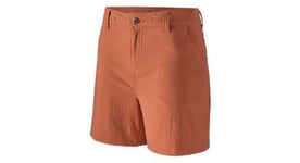 Short de randonnee femme patagonia quandary shorts 5  orange