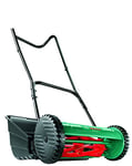 Bosch Lawn and Garden Lawn Mower AHM 38 G (for Small Areas; Environmentally Friendly, Petrol-Free and Electric-Free; Cutting Width: 38cm; Cutting Height: 15-50mm; Weight: 6.7kg; in Carton Packaging)