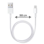 Câble Type C Pour Huawei Honor Magic 2 3d 2 Mètres Charge Rapide - Câble De Recharge/Synchronisation Rapide Transfert De Données